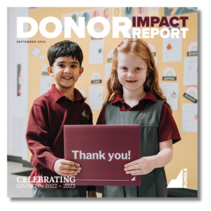 Donor Impact Report | Giving at Rundle | Best Private School Calgary